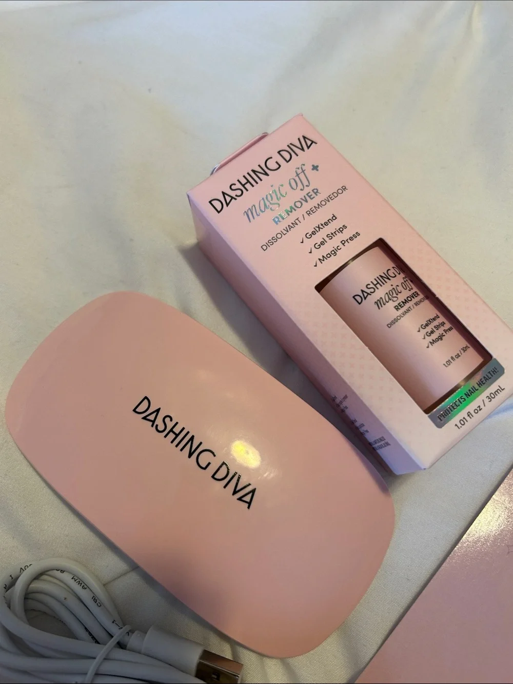 Pink LED Gel Mani Starter Kit